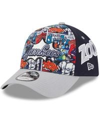 KTZ - Navy/gray New York Yankees 2025 Mlb Diamond Hero Edition A-frame 9forty Adjustable Hat - Lyst