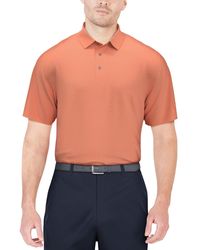 PGA TOUR - Short-sleeve Geo Jacquard Performance Polo Shirt - Lyst