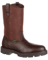 Georgia Boot - Homeland Waterproof Wellington Work Boot - Lyst
