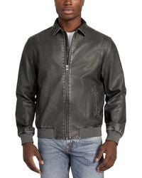 Guess - Aviator Relaxed-fit Faux-leather Bomber Jacket - Lyst