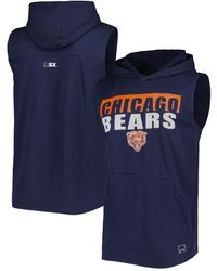 MSX by Michael Strahan - Chicago Bears Relay Sleeveless Pullover Hoodie - Lyst