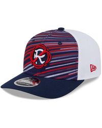 KTZ - Navy/white New England Revolution 2025 Third 9seventy Stretch Snap Hat - Lyst