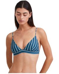 Gottex - Plus Size Textured Triangle Bikini Bra Swim Top - Lyst
