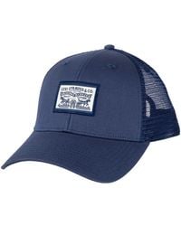 Levi's - Double Horse Snapback Trucker Hat - Lyst