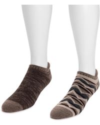 Muk Luks - No Show Wool Socks (2 Pair - Lyst