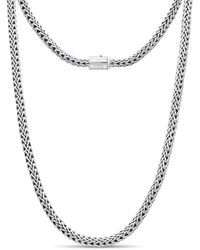 DEVATA - Dragon Bone Round 5mm Chain Necklace - Lyst