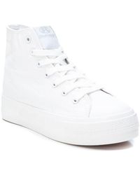 Xti - Canvas High-top Sneakers By - Lyst