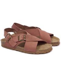 Celtic & Co. - Crossover Buckle Sandal - Lyst