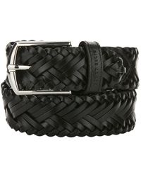 Perry Ellis - Herringbone Braid Leather Belt - Lyst