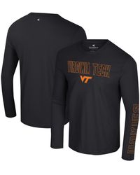 Colosseum Athletics - Virginia Tech Hokies Color Pop Active Blend 2-hit Long Sleeve T-shirt - Lyst