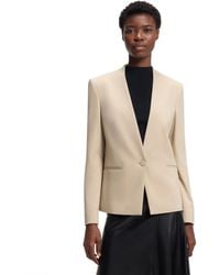 BOSS - Boss By Stretch Jersey Regular-fit Blazer - Lyst