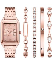 Folio - Quartz Three-hand Alloy Watch Set - Lyst
