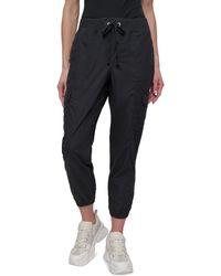 DKNY - Sport Cotton Ribbed-waist jogger Cargo Pants - Lyst