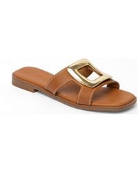 Menina Step - Brisa Flat Sandal - Lyst