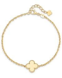 DEVATA - Clover Chain Bracelet - Lyst
