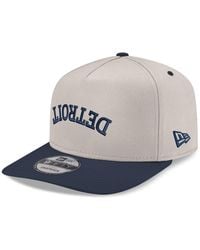 KTZ - Cream/navy Seattle Mariners Upside Down City Name A-frame 9fifty Snapback Hat - Lyst