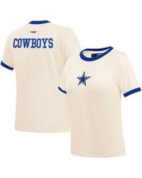 Pro Standard - Distressed Dallas Cowboys Retro Classic Ringer T-shirt - Lyst