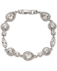 Givenchy - Mixed Crystal Halo Statement Flex Bracelet - Lyst