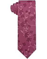 Van Heusen - Tonal Floral Slim Tie - Lyst