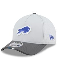 KTZ - Gray/graphite Buffalo Bills 2025 Nfl Training Camp A-frame 9forty Adjustable Hat - Lyst