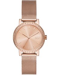 DKNY - Soho D Three-hand Stainless Steel Watch 34mm - Lyst