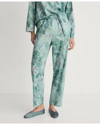 Mango - Tropical Print Pajama Pants - Lyst