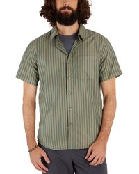 Marmot - Aerobora Patterned Button-up Short-sleeve Shirt - Lyst