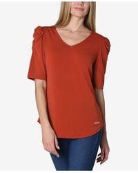 Adrienne Vittadini Tops for Women - Up to 40% off at Lyst.com