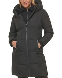 Calvin Klein - Stand Collar Hooded Puffer Coat - Lyst