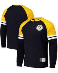 Mitchell & Ness - Pittsburgh Penguins Thermal Henley Long Sleeve T-shirt - Lyst