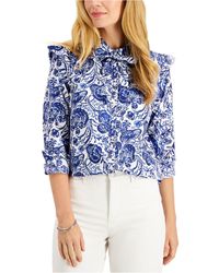 macys womens charter club blouses