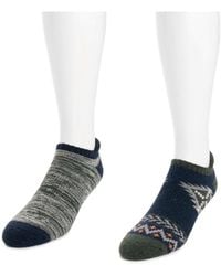 Muk Luks - No Show Wool Socks (2 Pair - Lyst