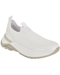 Calvin Klein - Abelea Knit Slip-on Chunky Sole Sneakers - Lyst