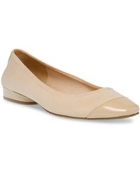 Anne Klein - Carlie Almond Toe Ballet Flats - Lyst