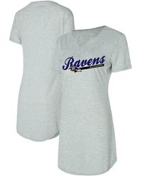 Concepts Sport - Baltimore Ravens Petition Knit Nightshirt - Lyst