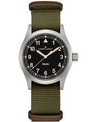 Hamilton - Swiss Khaki Field Textile Strap Watch 38mm - Lyst