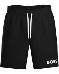 BOSS - Boss By Ease Drawstring Shorts - Lyst