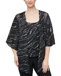 Alex Evenings - Sequined Jacket & Tank Top Twinset - Lyst