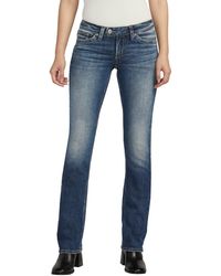 Silver Jeans Co. - Tuesday Low Rise Slim Bootcut Jeans - Lyst