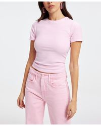 GOOD AMERICAN - Super Stretch Baby T-shirt - Lyst