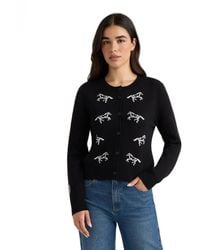 HUNTER - Fitted Long-sleeve Cardigan - Lyst