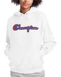 champion tape overhead boyfriend hoodie