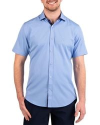 Tailorbyrd - Solid Performance Short Sleeve Shirt - Lyst