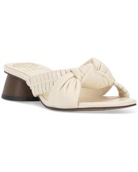Vince Camuto - Leana Knotted Slip-on Block-heel Sandals - Lyst