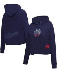Pro Standard - La Clippers Jewels Cropped Pullover Hoodie - Lyst