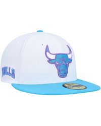 KTZ - Chicago Bulls Vice Blue Side Patch 59fifty Fitted Hat - Lyst