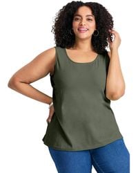Avenue - Plus Size Basic Layering Tank - Lyst