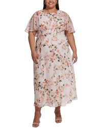 Calvin Klein - Plus Size Smocked-waist Dress - Lyst