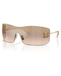 Miu Miu - Rectangle Sunglasses - Lyst