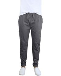 Galaxy By Harvic - Basic Stretch Twill joggers - Lyst
